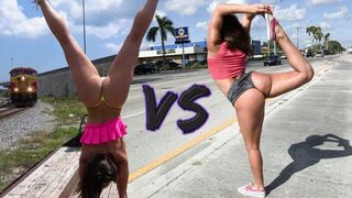 BANGBROS - Battle Of The Giant Bum GOATs: Abella Danger VS Kelsi Monroe