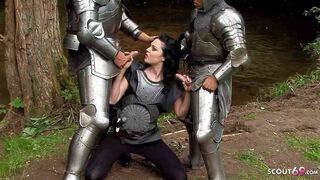 MIDDLE AGE PARODY ASS-SEX DP THREESOME FUCK FOR TEENIE PETRA