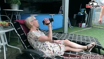 German wifey ask Man to make a homemade porn