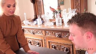 AuntJudysXXX - 49yo Horny Stepmom Francesca Catches her Stepson Watching Porn