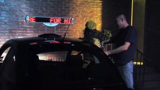 The blonde Francesca Felucci bangs Jay Scarman outdoors
