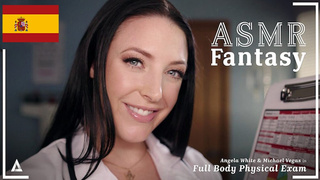 ASMR Fantasy - Full Body Physical Exam With MILF Doctor Angela White! Spanish Subtitles - POINT OF VIEW