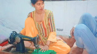 Desi Indian Bhabhi Ko Darji Ne Lund Daal Khub Choda and Cum-Shot on her Mouth ( Hindi Audio )