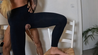 SQUIRTING and getting nailed from rear-end!