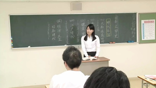 Female Teacher Poked Kana Yume