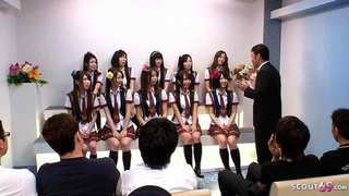 Uncensored JAV Swinger Orgy with 10 College Chicks and Many Dudes