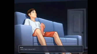 Summertime Saga Part 14 - He Enjoys Lezbo Porn