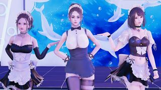[MMD] Hurly burly Sweet Maid Sexy Dance 4K 60FPS