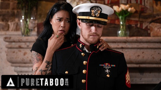 PURE TABOO Lonely Widow Dana Vespoli Wants Stepson To Wear Gone Man Military Uniform & Fuck Her