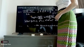 Myanmar Math Teacher Love Hard-core Sex